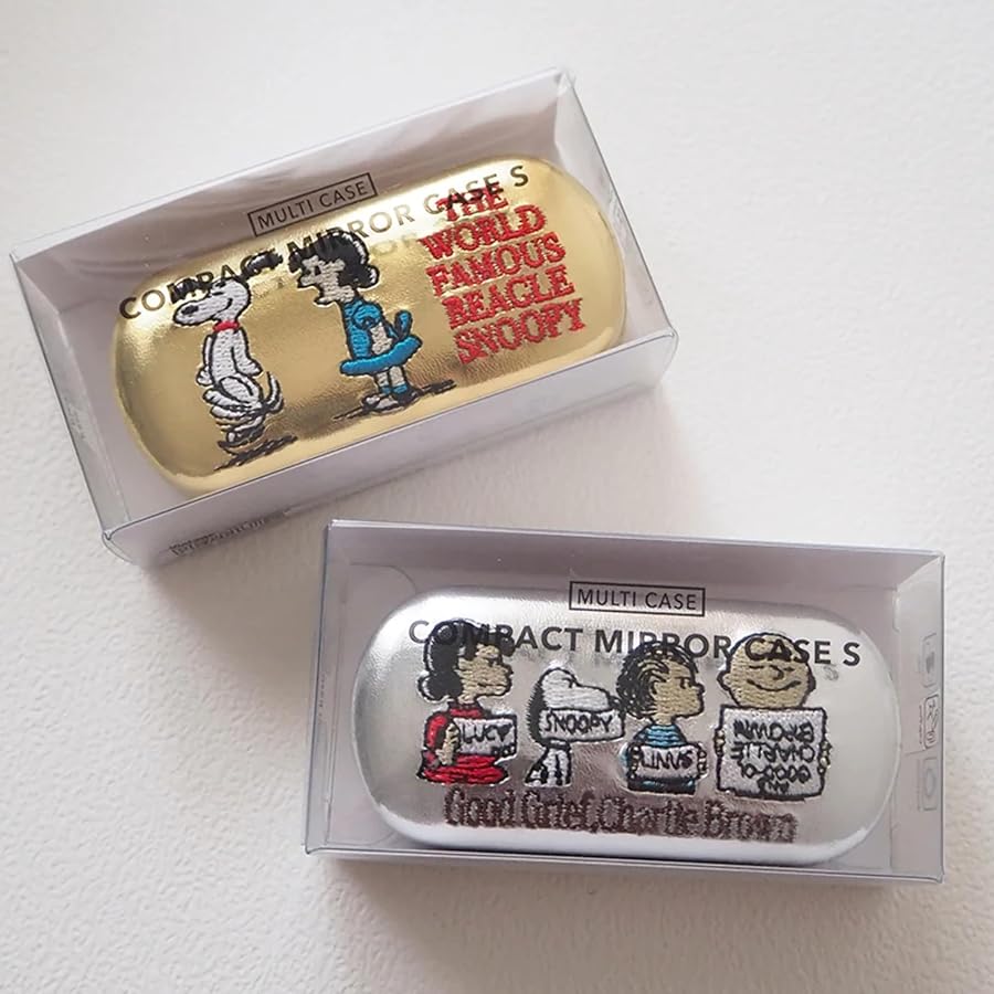 チ*ん様 スヌーピー　Schick　ミラー　小物ケース　コモノケース　小物入れ Amazon | [ピーナッツ] ミラー付き小物ケース PEANUTS【マルチ